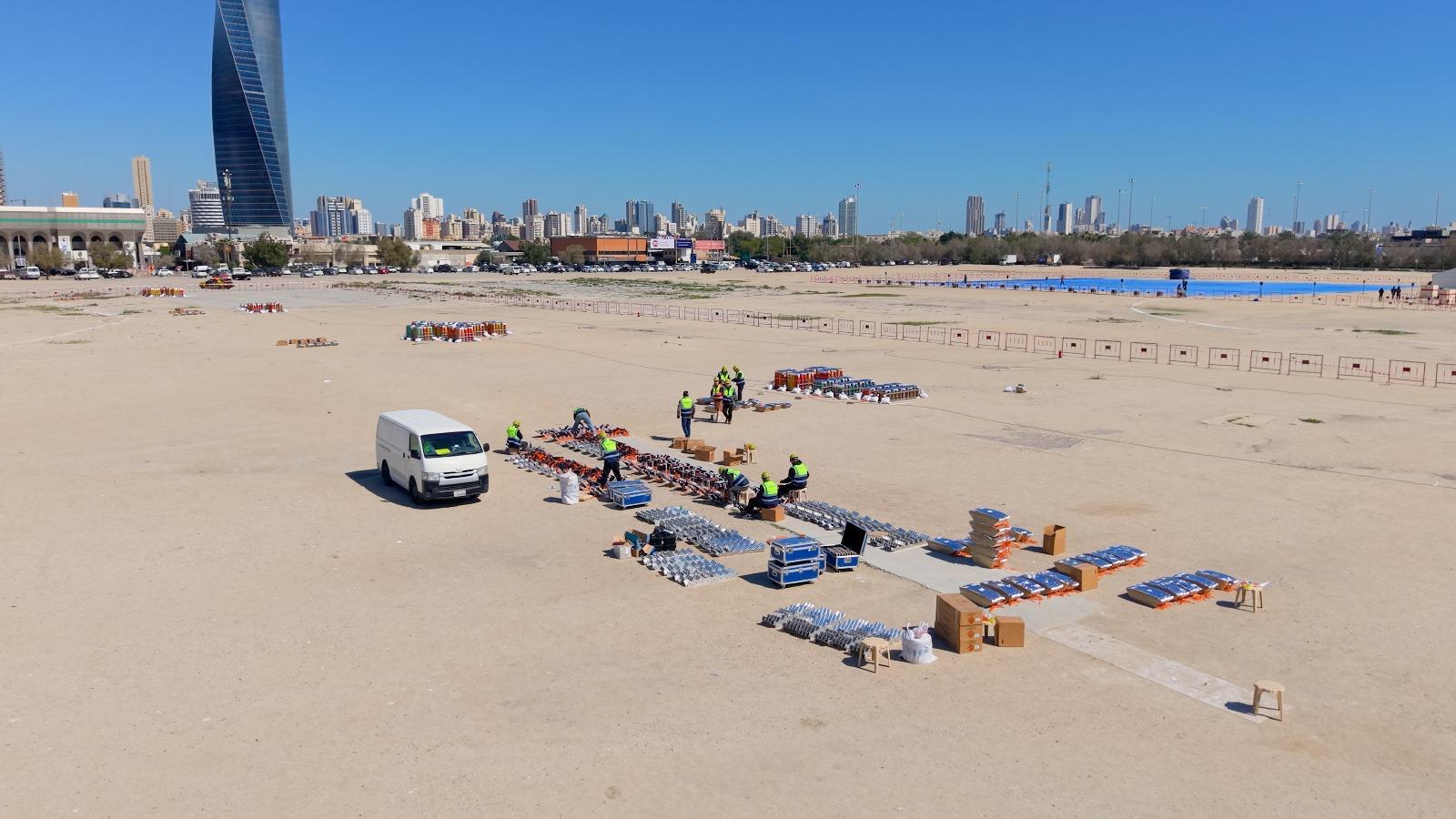 عروض الألعاب النارية في موسم الرياض