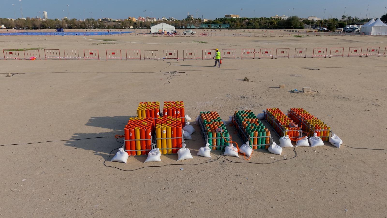 عروض الألعاب النارية في موسم الرياض