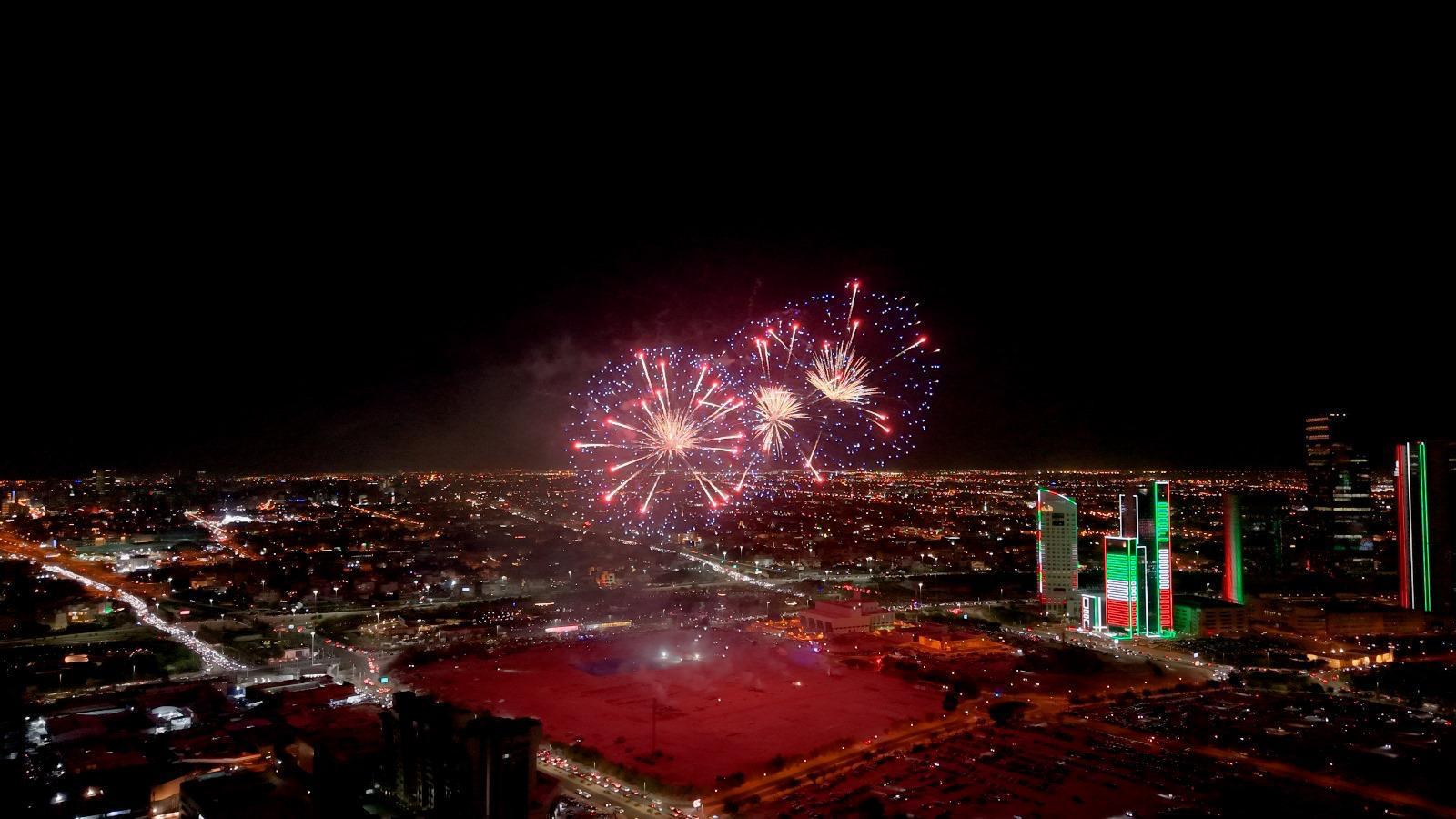 عروض الألعاب النارية في السعودية