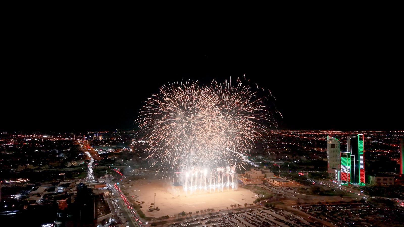 عروض الألعاب النارية في السعودية