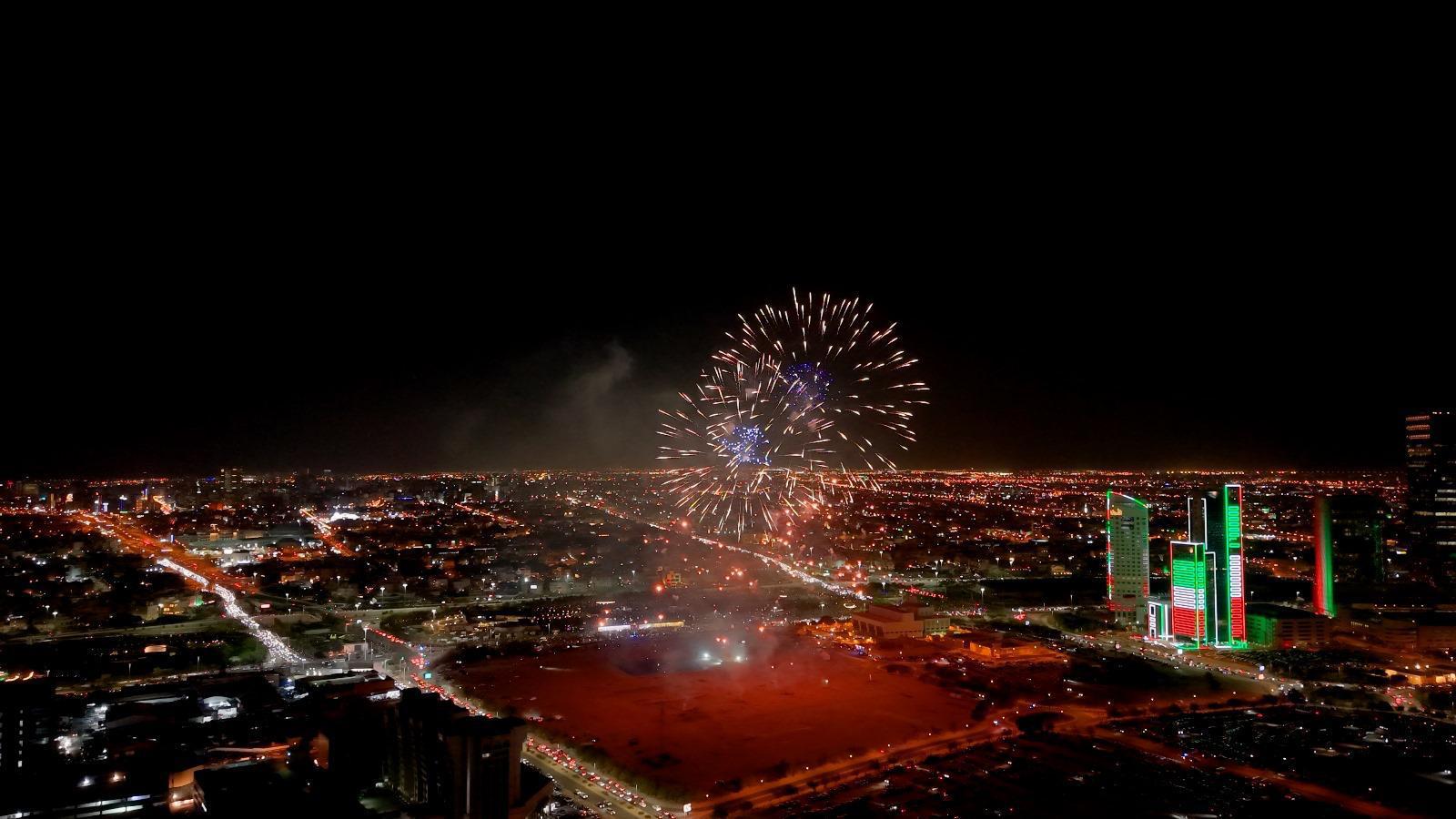 عروض الألعاب النارية في السعودية