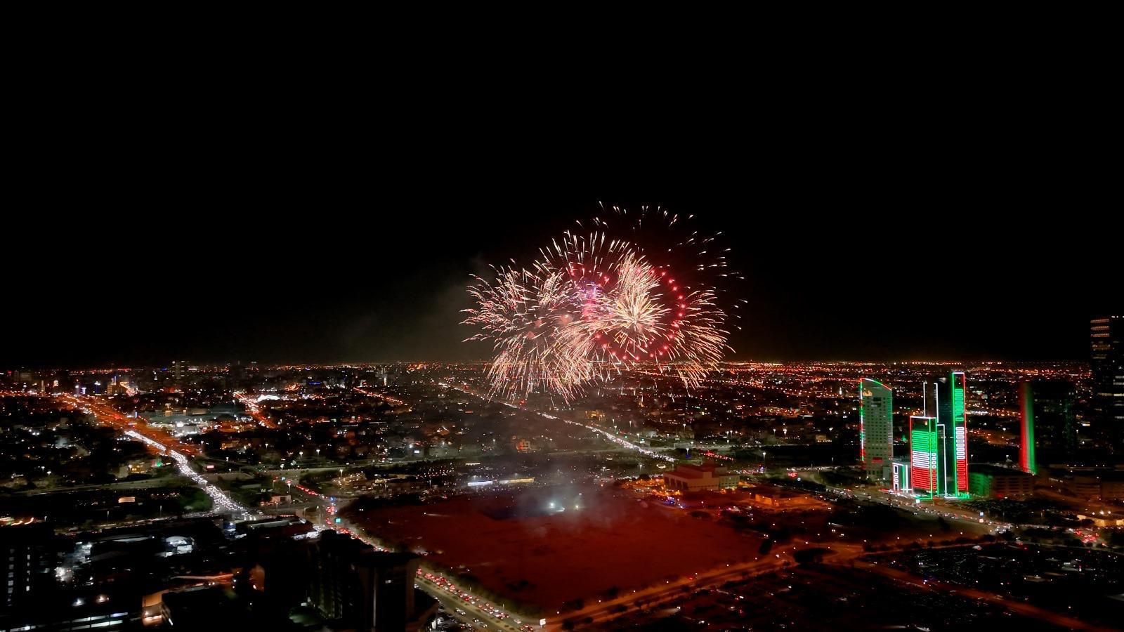 عروض الألعاب النارية في السعودية